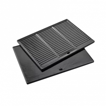 Barbecook Dynamic Core piastra di cottura in ghisa smaltata, 43 x 35 x 2 cm