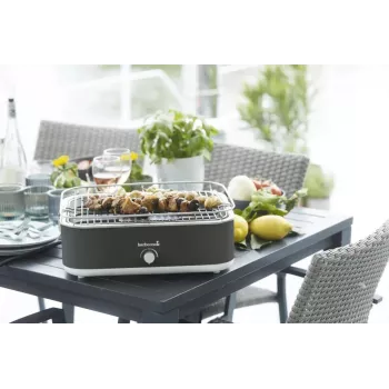 Barbecook E-Carlo grill elettrico da tavolo 2500 W Midnight Grey