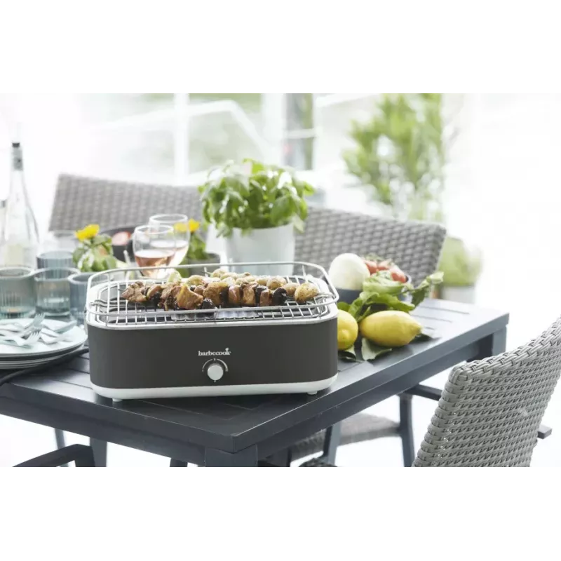 Barbecook E-Carlo grill elettrico da tavolo 2500 W Midnight Grey