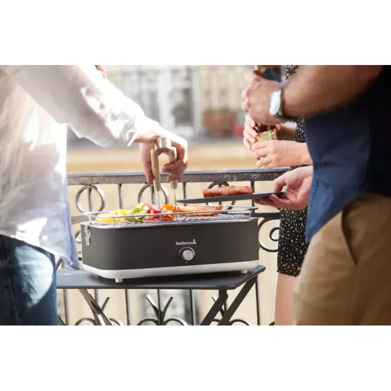 Barbecook E-Carlo grill elettrico da tavolo 2500 W Midnight Grey