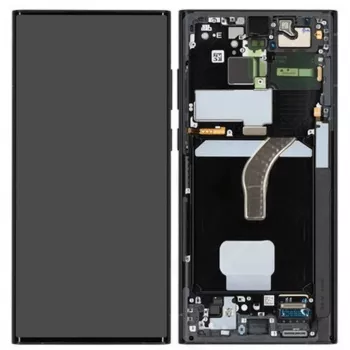 Samsung Galaxy S22 Ultra 5G LCD Touch Screen Assembly - nero