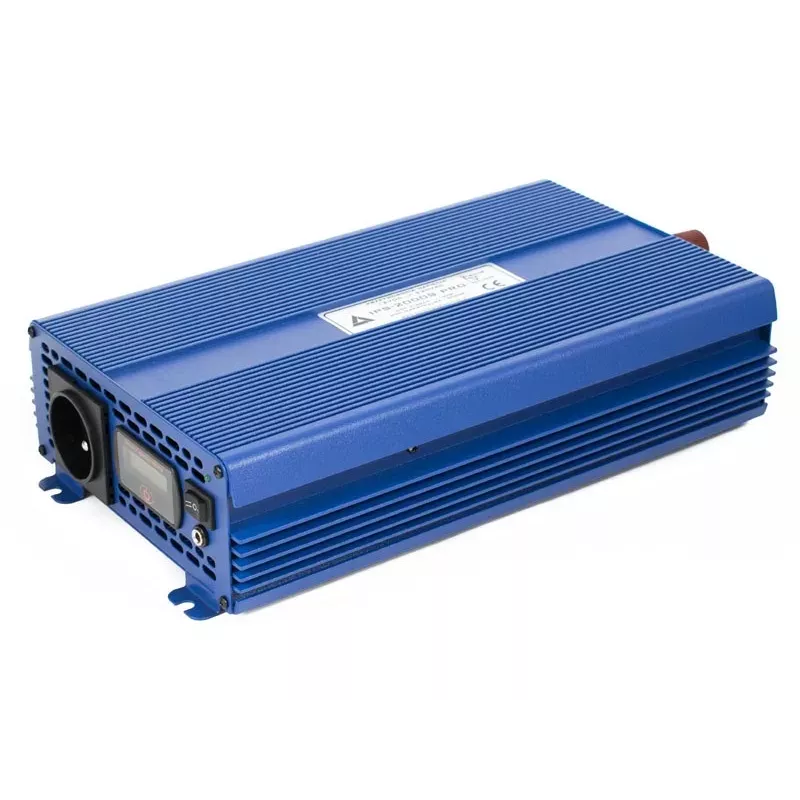 AZO Digital 24 VDC / 230 VAC ECO MODE SINUS IPS-2000S PRO 2000W convertitore di tensione a onda sinusoidale pura