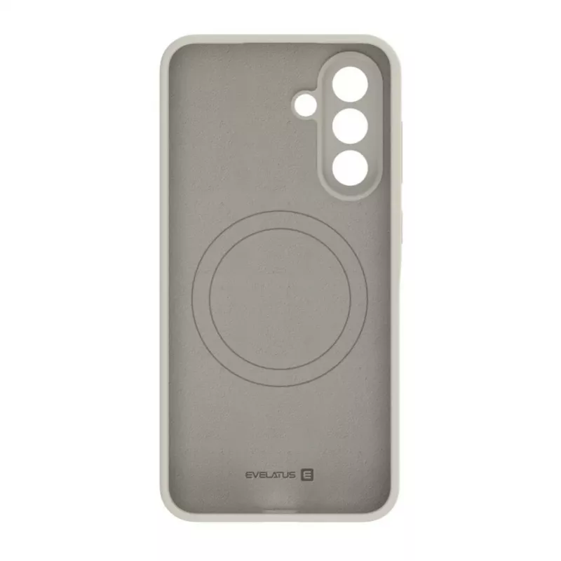 Evelatus custodia in silicone soft touch magnetica premium per Samsung Galaxy A56 Pebble