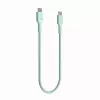 Cavo Green Cell PowerStream USB-C a USB-C 100W 1,2m verde menta