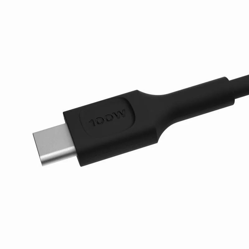 Cavo Green Cell PowerFlex Fast Charging USB Type-C a USB-C 100W 0,3m nero