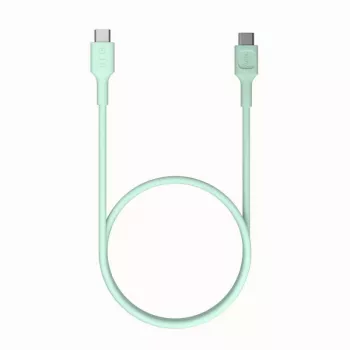 Cavo Green Cell PowerFlex Fast Charging USB-C a USB-C 100W 2m verde menta