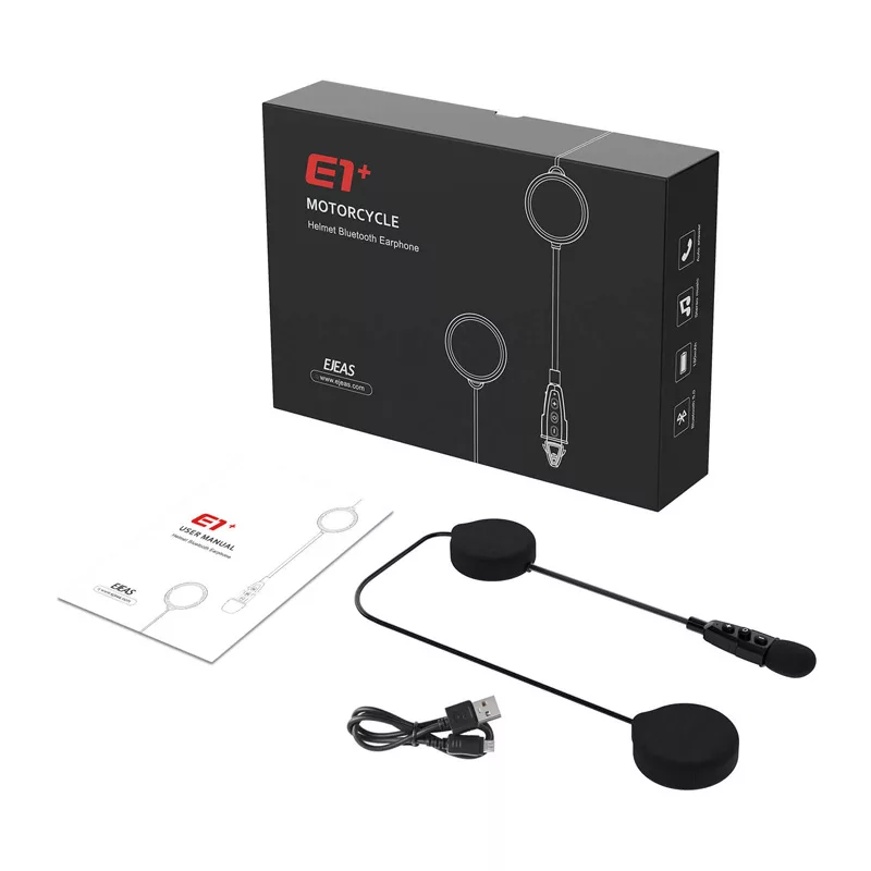 EJEAS E1+ auricolare Bluetooth per caschi