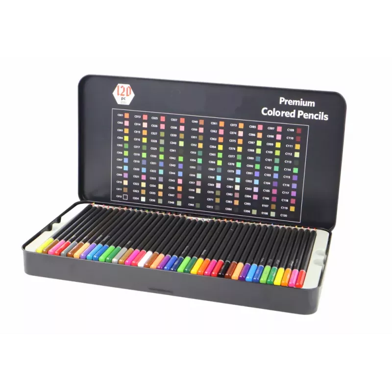 LEAN Premium set pastelli 120 pz. varie tonalità elenco colori