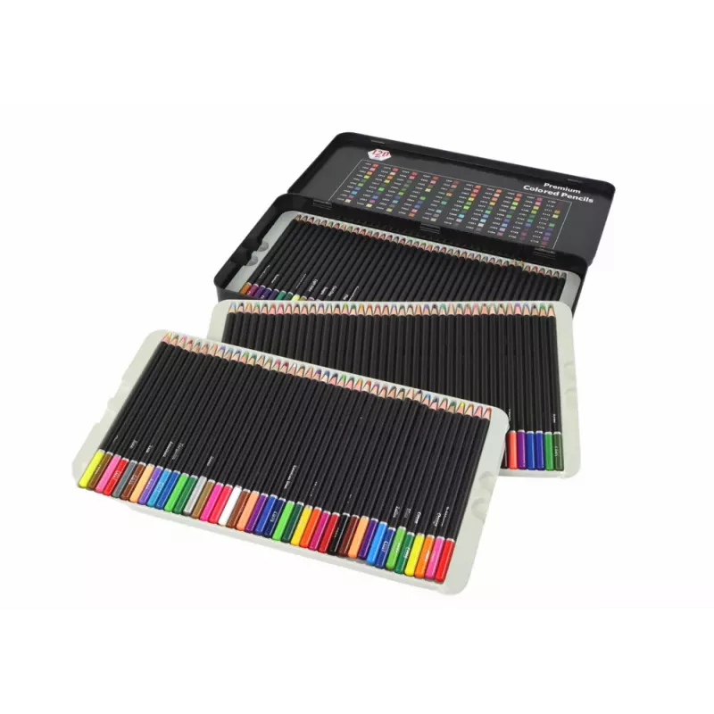 LEAN Premium set pastelli 120 pz. varie tonalità elenco colori