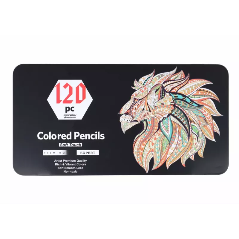 LEAN Premium set pastelli 120 pz. varie tonalità elenco colori