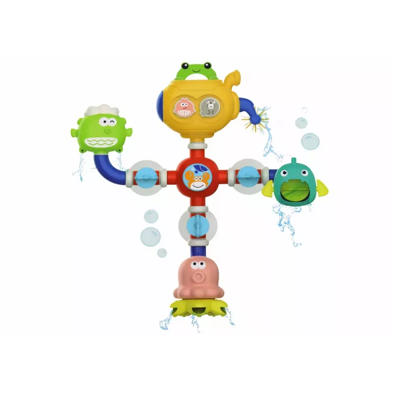 LEAN TOYS Bagno Overflow Giocattolo Robot con Ventose
