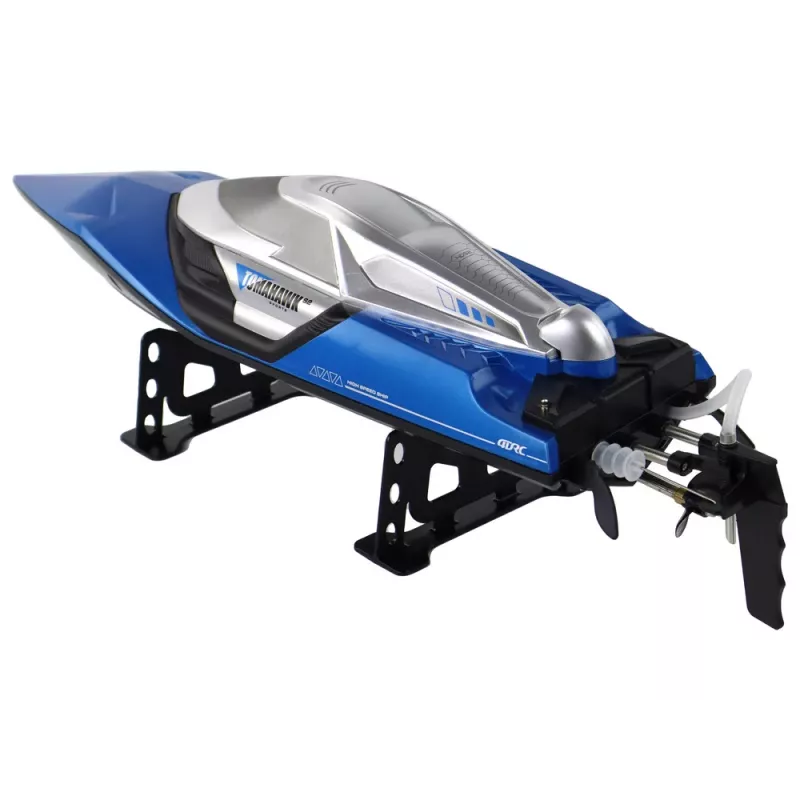 LEAN TOYS Motoscafo R/C 2.4G Luci 30 km/h Blu
