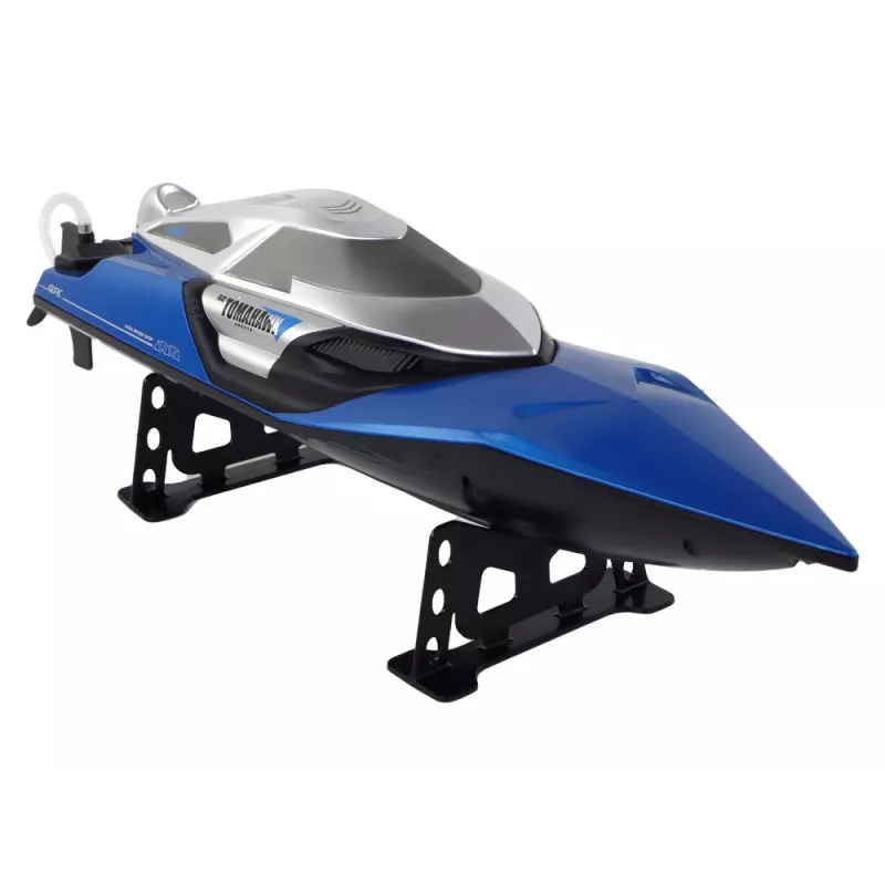 LEAN TOYS Motoscafo R/C 2.4G Luci 30 km/h Blu