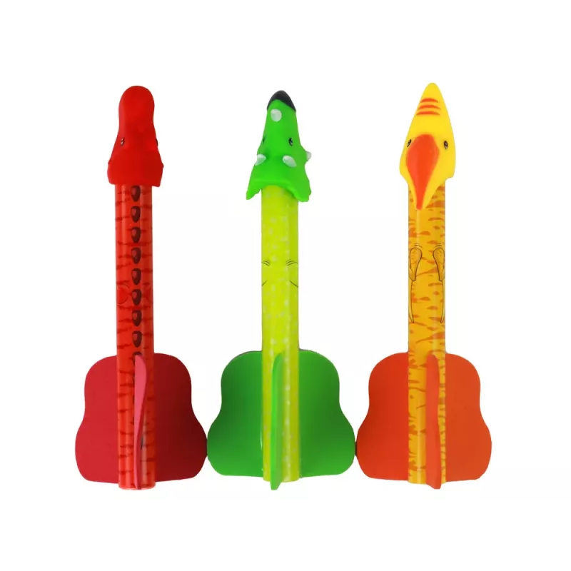 LEAN TOYS Vulcano lanciarazzi razzo dinosauri gioco per casa e giardino