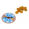 LEAN TOYS Gioco arcade squalo pirata monete esplosive ruota da disegno