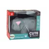 LEAN TOYS Peluche animale interattivo gattino cammina e miagola grigio