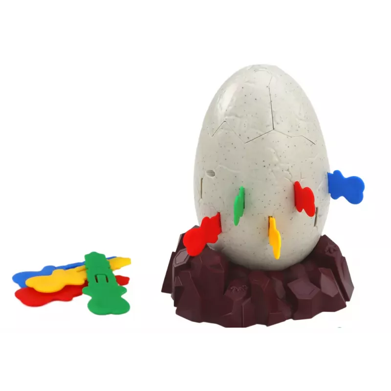 LEAN TOYS Gioco arcade dinosauro nell'uovo dinosauro pop up