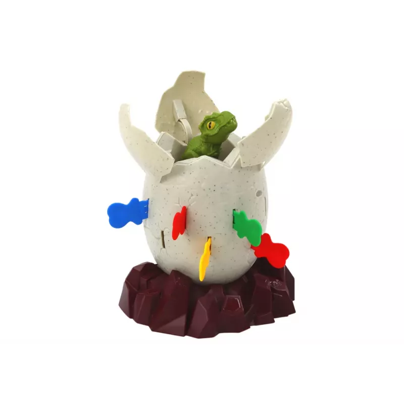 LEAN TOYS Gioco arcade dinosauro nell'uovo dinosauro pop up