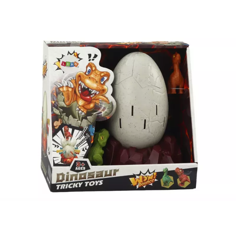 LEAN TOYS Gioco arcade dinosauro nell'uovo dinosauro pop up