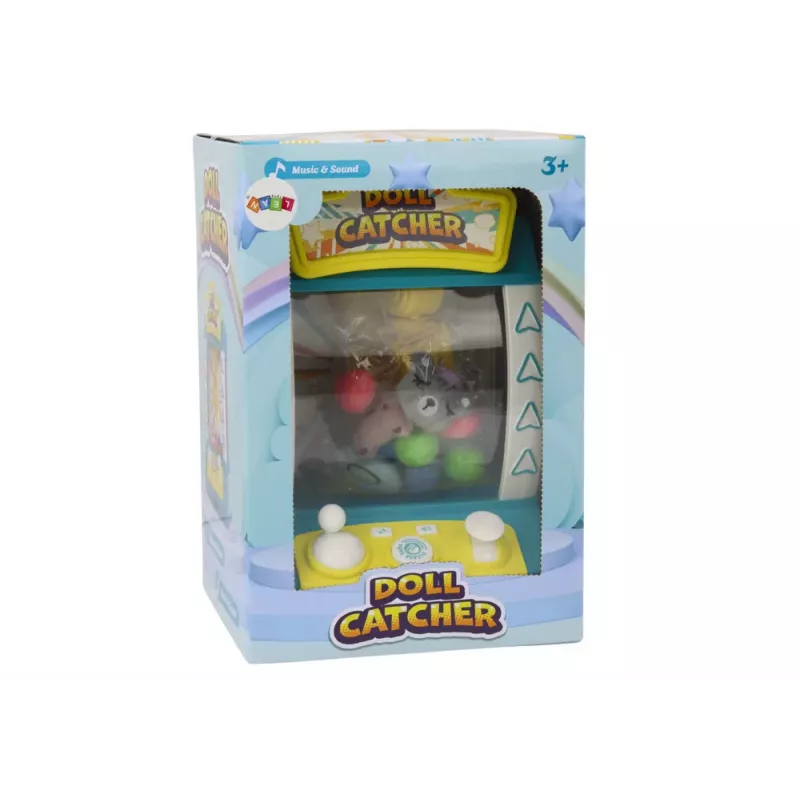 LEAN TOYS Gioco arcade a pinza per afferrare bambole peluche palline turchese