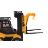 LEAN TOYS Carrello elevatore giallo 1:16 forche mobili suoni luci