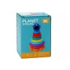 LEAN TOYS Piramide Impilabile Puzzle in Legno Piramide Pianeti Spazio 10 Pezzi