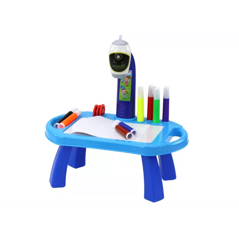 LEAN TOYS Proiettore per tavolo da disegno blu