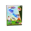 LEAN TOYS Set gioco lanciarazzi regolabile dinosauro vulcano