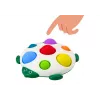 LEAN TOYS Giocattolo sensoriale tartaruga tavola educativa Pop-It a schede