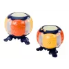 LEAN TOYS Zucca educativa interattiva musicale luci suoni arancione