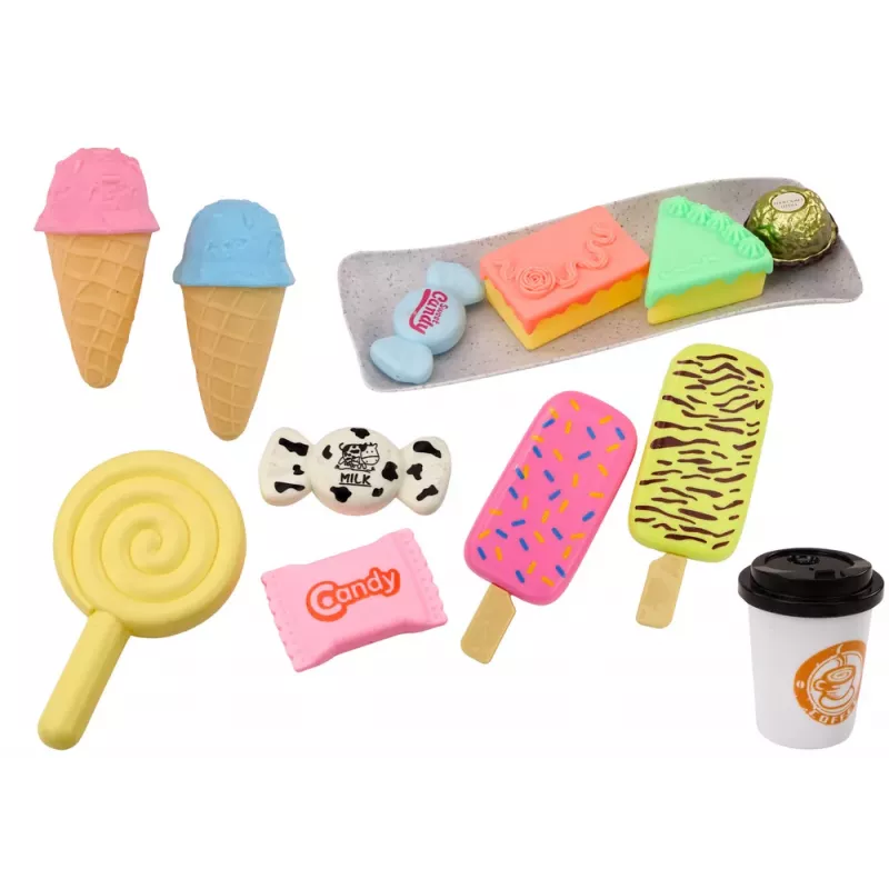 LEAN TOYS Set Pasticceria Caffè Dolci Statuine Caffè Torta 25 pz.