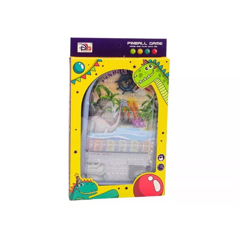 LEAN TOYS Flipper Gioco Arcade Dinosauri Drago Blu Supporto