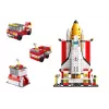 LEAN TOYS Mattoncini Space Rocket 6in1 Space Vehicles 1000 pz.