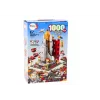 LEAN TOYS Mattoncini Space Rocket 6in1 Space Vehicles 1000 pz.