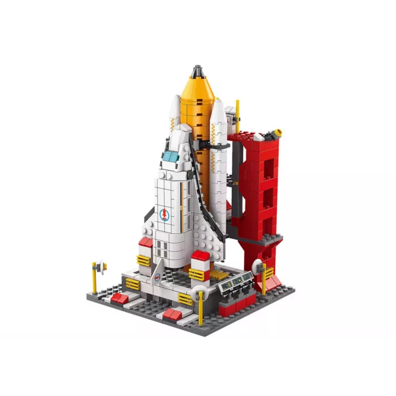 LEAN TOYS Mattoncini Space Rocket 6in1 Space Vehicles 1000 pz.