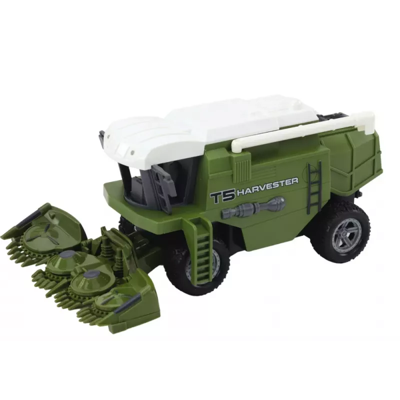 LEAN TOYS Mietitrebbia RC macchina agricola radiocomandata verde