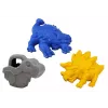 LEAN TOYS Set giochi sabbia dinosauri - mulino, imbuto, spatola, rastrello, annaffiatoio, stampini