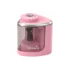 LEAN Temperamatite elettrico rosa per pastelli e matite 6-8 mm
