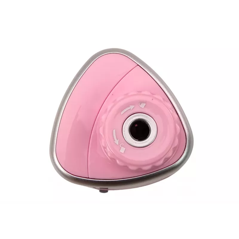 LEAN Temperamatite elettrico rosa per pastelli e matite 6-8 mm