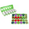 LEAN TOYS Set didattico ordinamento uova puzzle dinosauri 12 pezzi