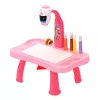 LEAN TOYS Mini proiettore robot da tavolo accessorio 2in1 rosa