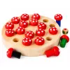 LEAN TOYS Gioco memory per famiglie funghi in legno