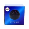 LEAN Proiettore stellare luce notturna con speaker 2in1 nero