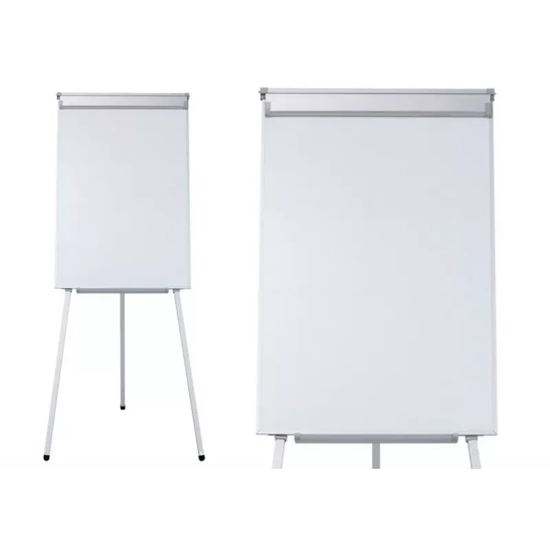 LEAN Lavagna flipchart magnetica su cavalletto bianca 70x100cm