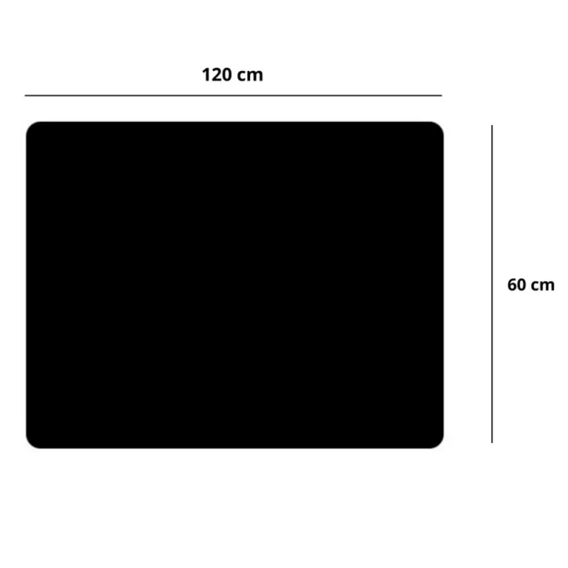 LEAN Tappetino per mouse e tastiera da ufficio 120 x 60cm