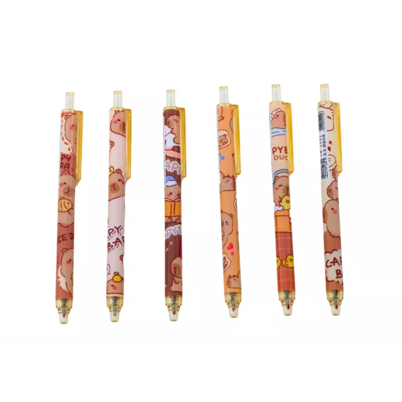 LEAN Set penne Capybara 6 pezzi inchiostro blu