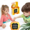 LEAN TOYS Gioco elettronico 3in1 tris memory leone arancione