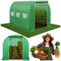 LEAN Tunnel UV verde per ortaggi con finestre 2x3 M 6M²