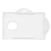 LEAN Portabadge orizzontale in plastica rigida trasparente 10 pz