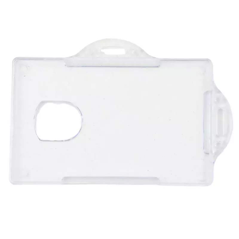 LEAN Portabadge orizzontale in plastica rigida trasparente 10 pz